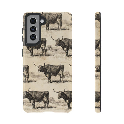 Vintage Longhorns Tough Case