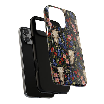 Floral Skull Magnetic Case