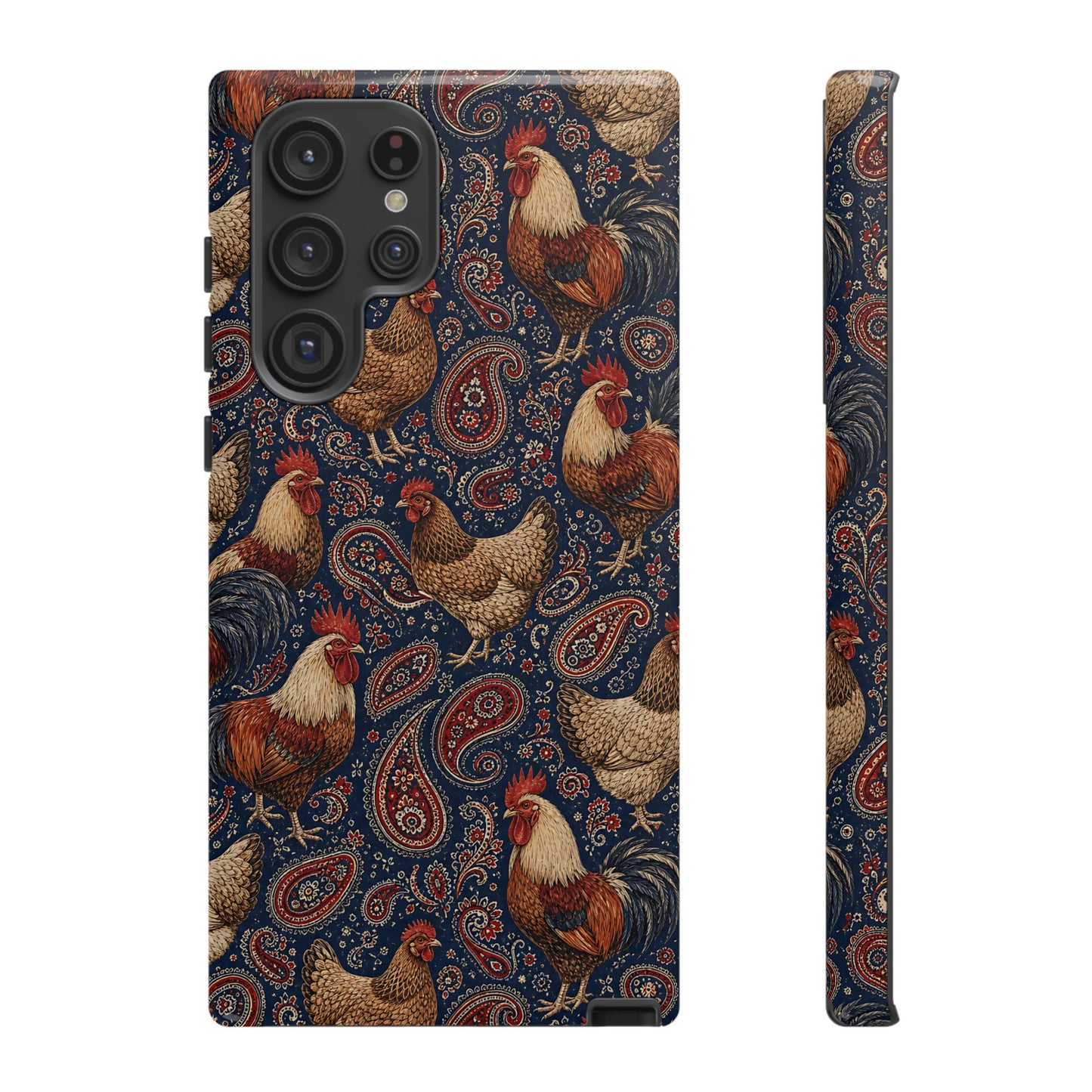 Patriotic Paisley Chickens Tough Case