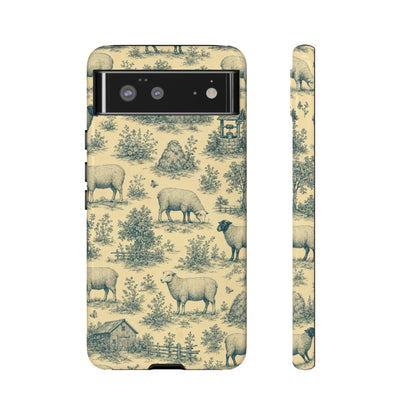 Sheep Toile Tough Case