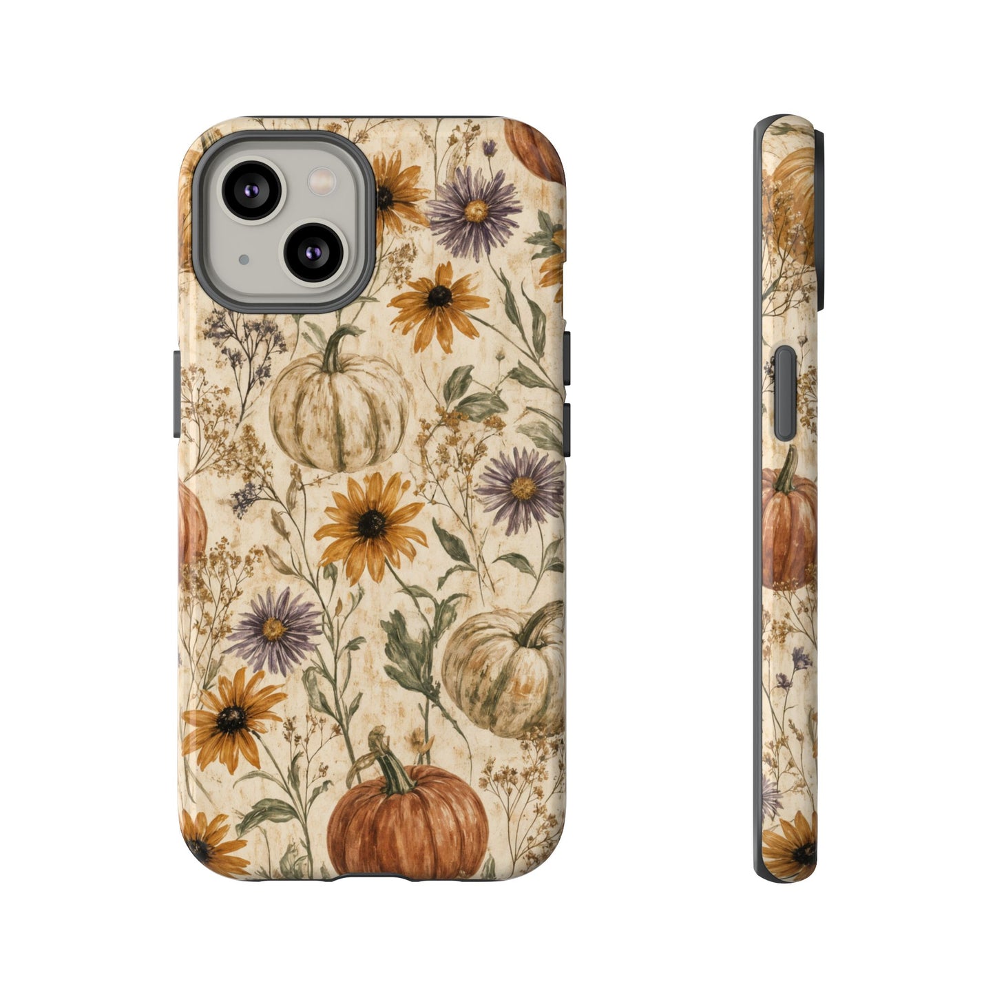 Pumpkin Wildflower Tough Case