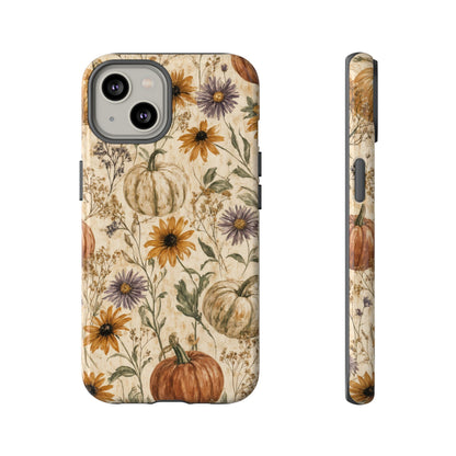 Pumpkin Wildflower Tough Case