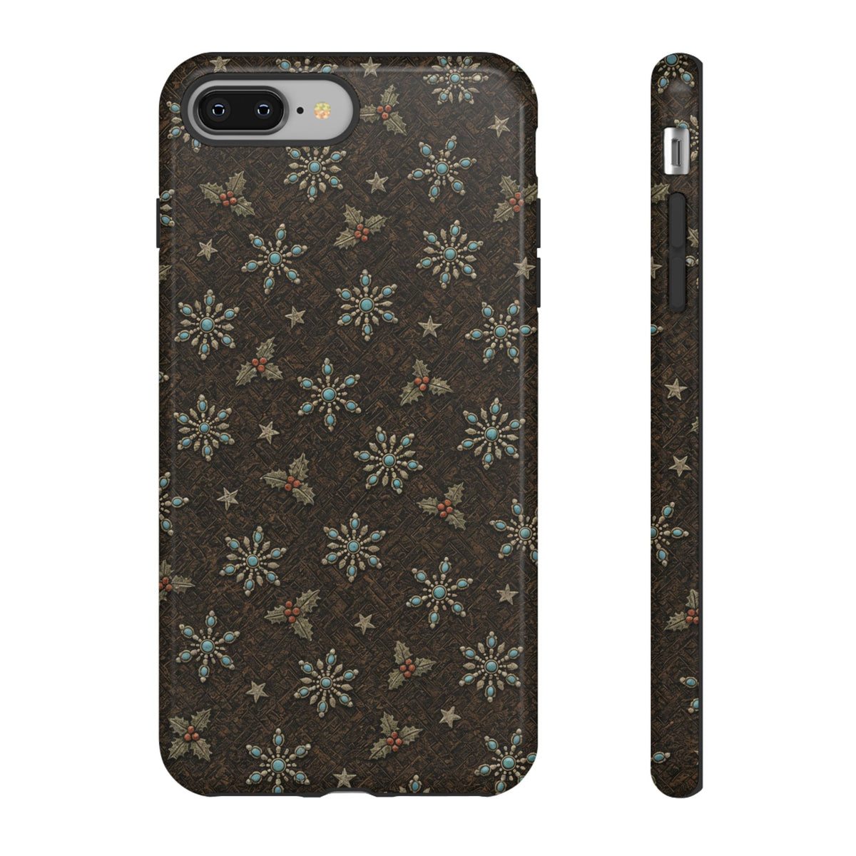 Squash Blossom Snowflakes Tough Case