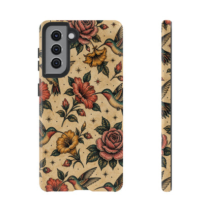 Hummingbird Rose Tough Case