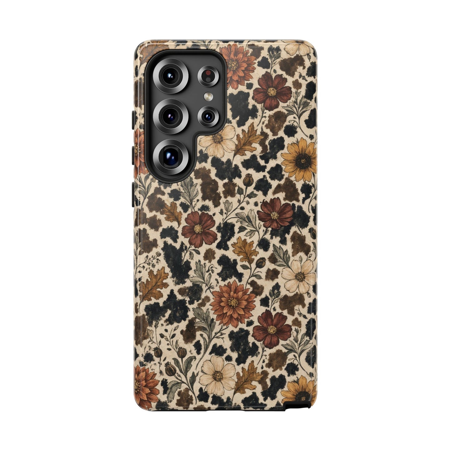 Autumn Cowhide Bloom Tough Case