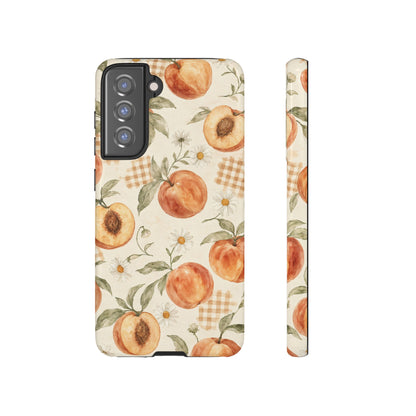 Peachy Gingham Tough Case