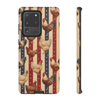 Chickens and Stripes Tough Case