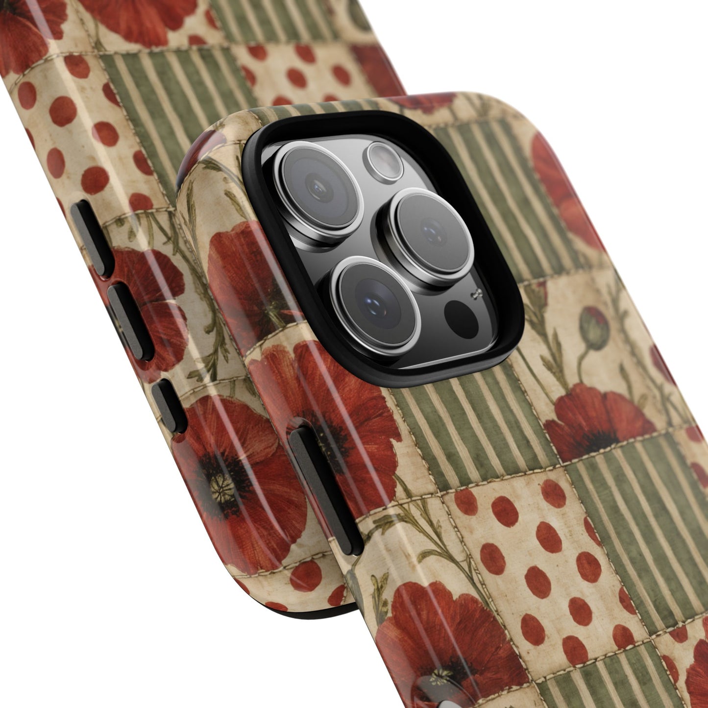 Poppy Patchwork Tough Case
