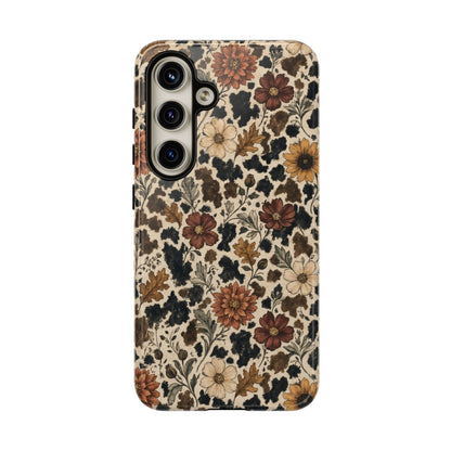 Autumn Cowhide Bloom Tough Case