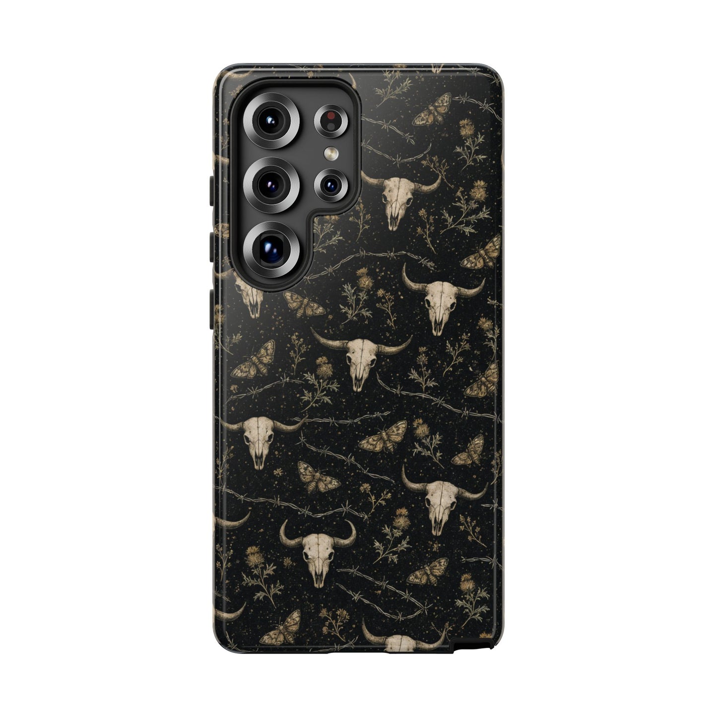 Bull Skull Barbwire Tough Case