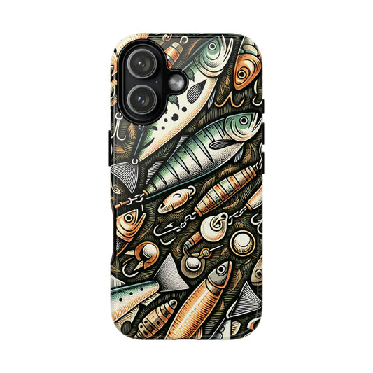 Vintage Fishing Lures Tough Phone Case