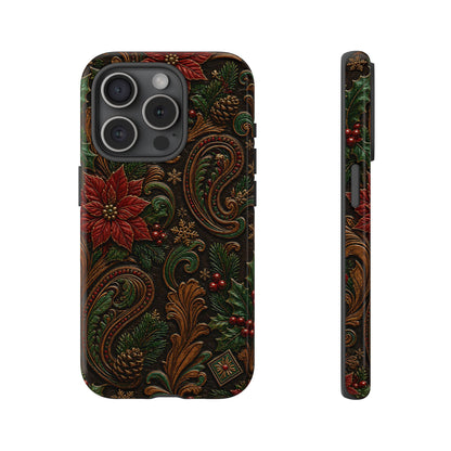 Carved Christmas Paisley Tough Case
