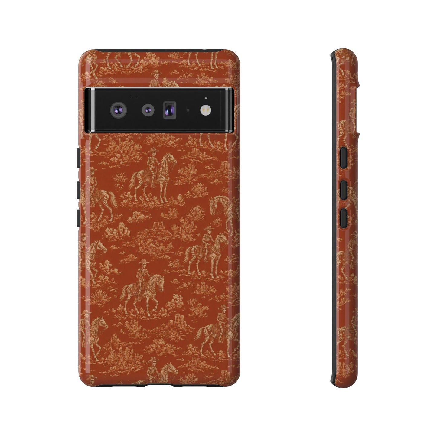 Cowboy Skeleton Toile Tough Case