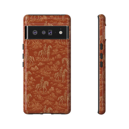 Cowboy Skeleton Toile Tough Case