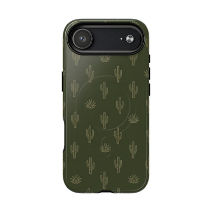 Green Cactus Magnetic Case