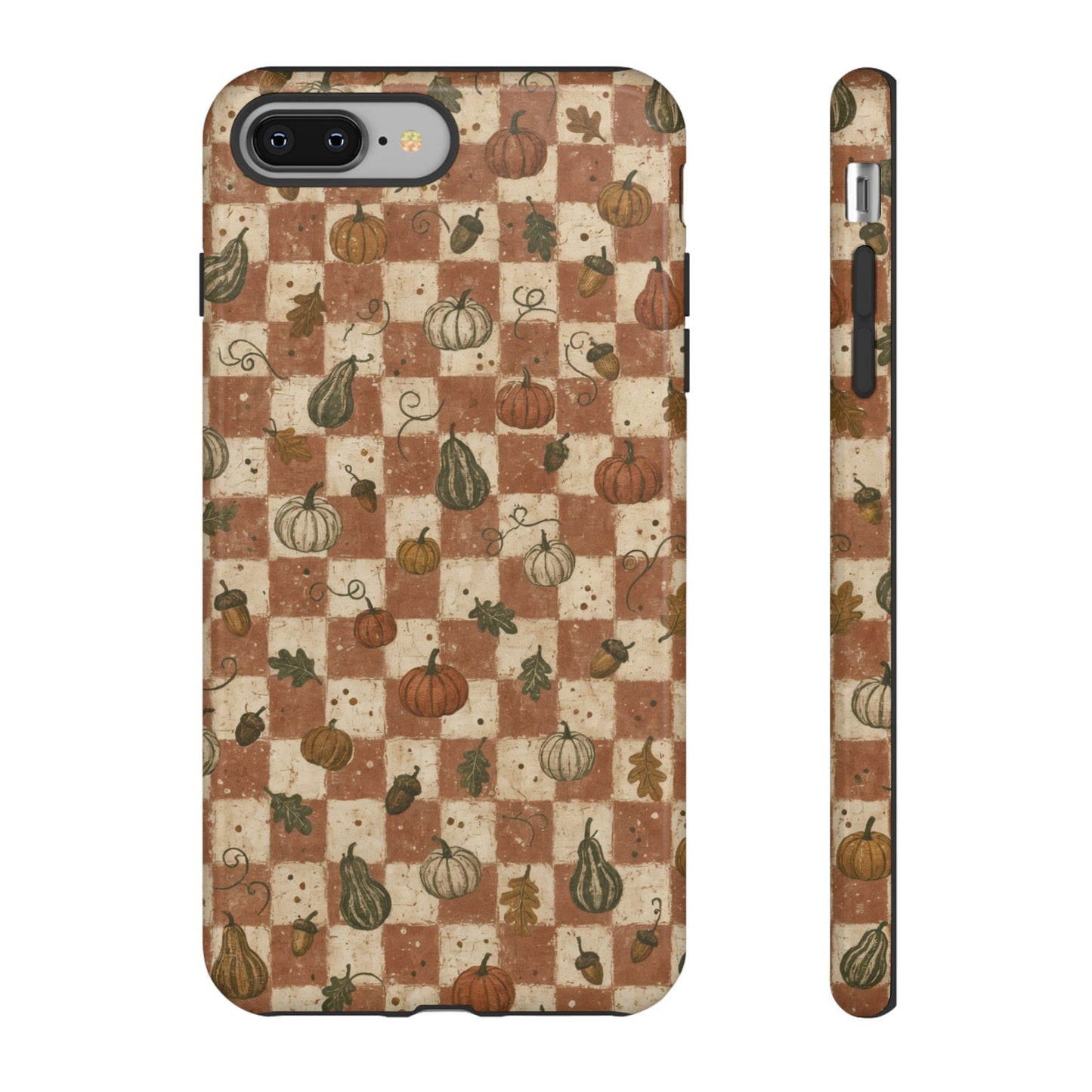 Pumpkin Checker Tough Case