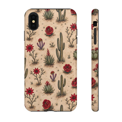Red Bloom Desert Tough Case