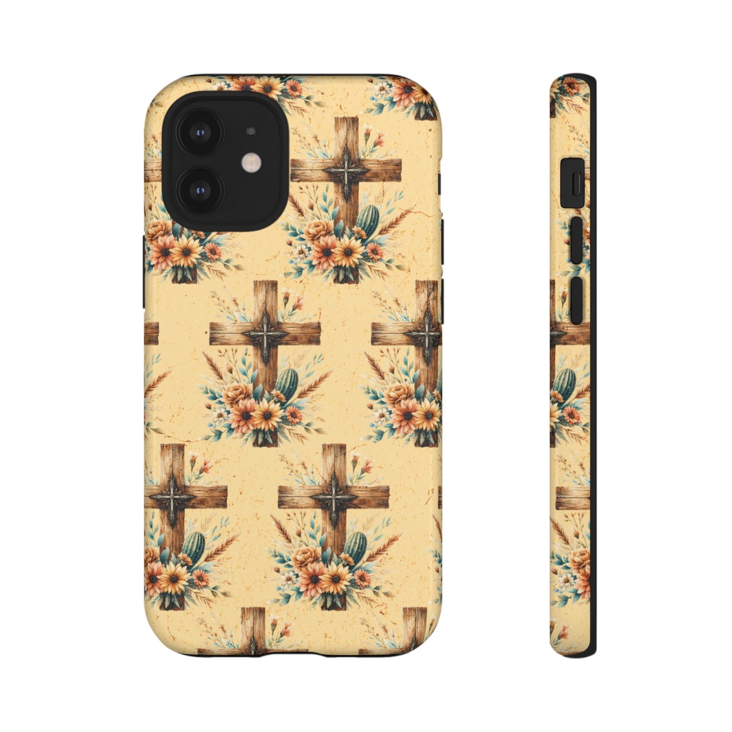 Floral Crosses Tough Case