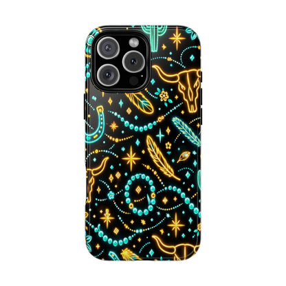 Neon Turquoise Tough Case