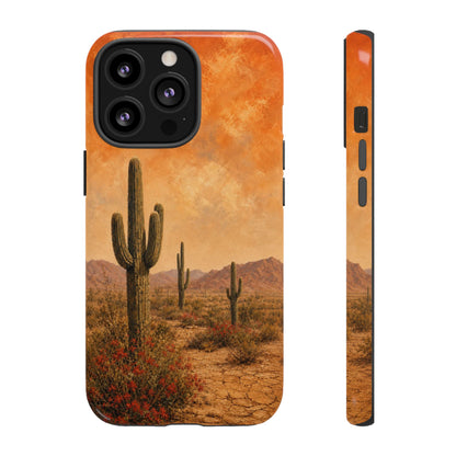 Sunset Cacti Tough Case