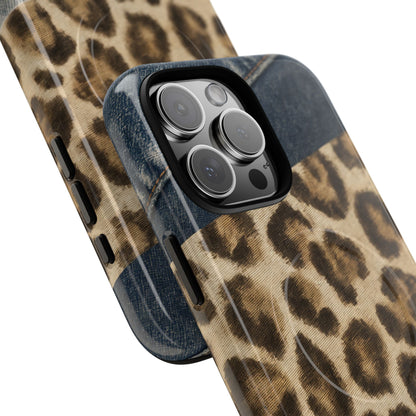 Leopard Stitch Magnetic Case