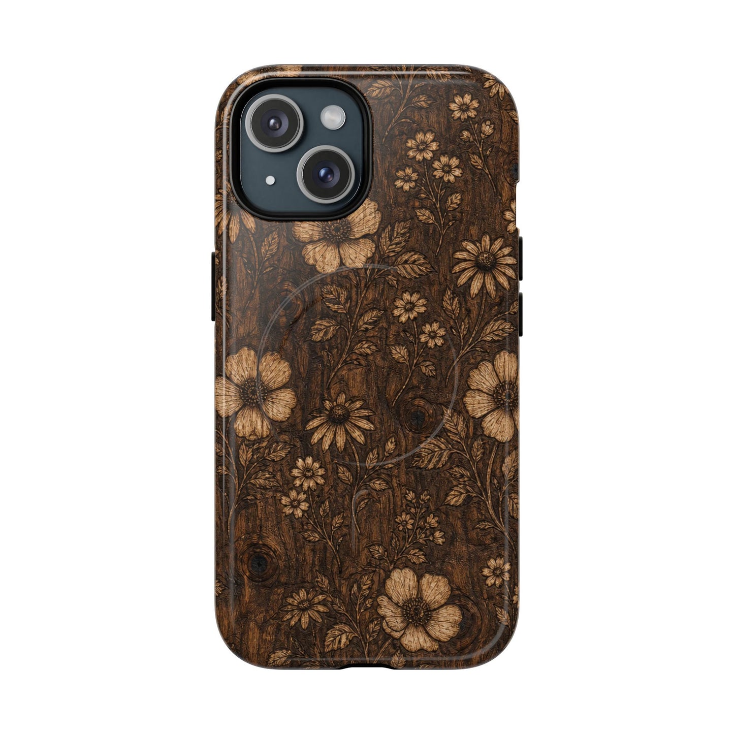 Floral Bark Magnetic Case