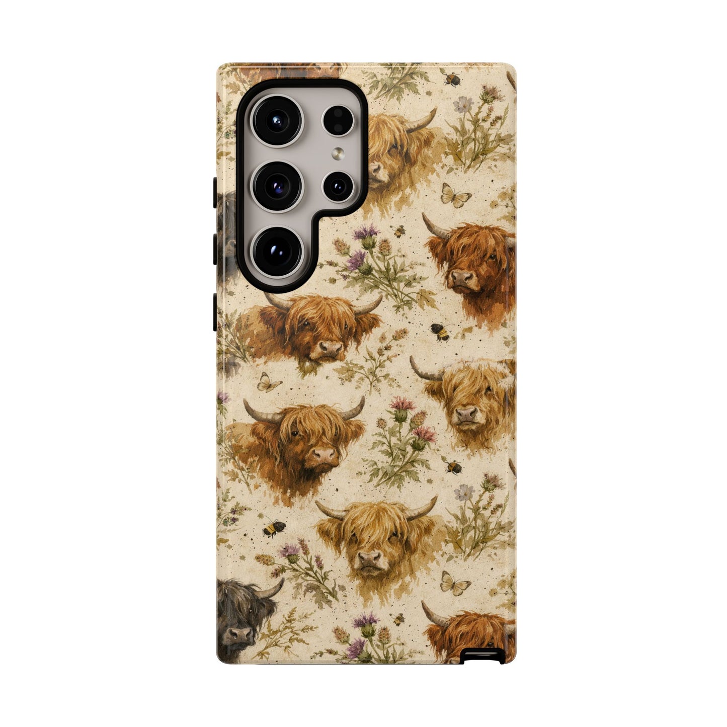 Cottage Core Highland Cows Tough Case