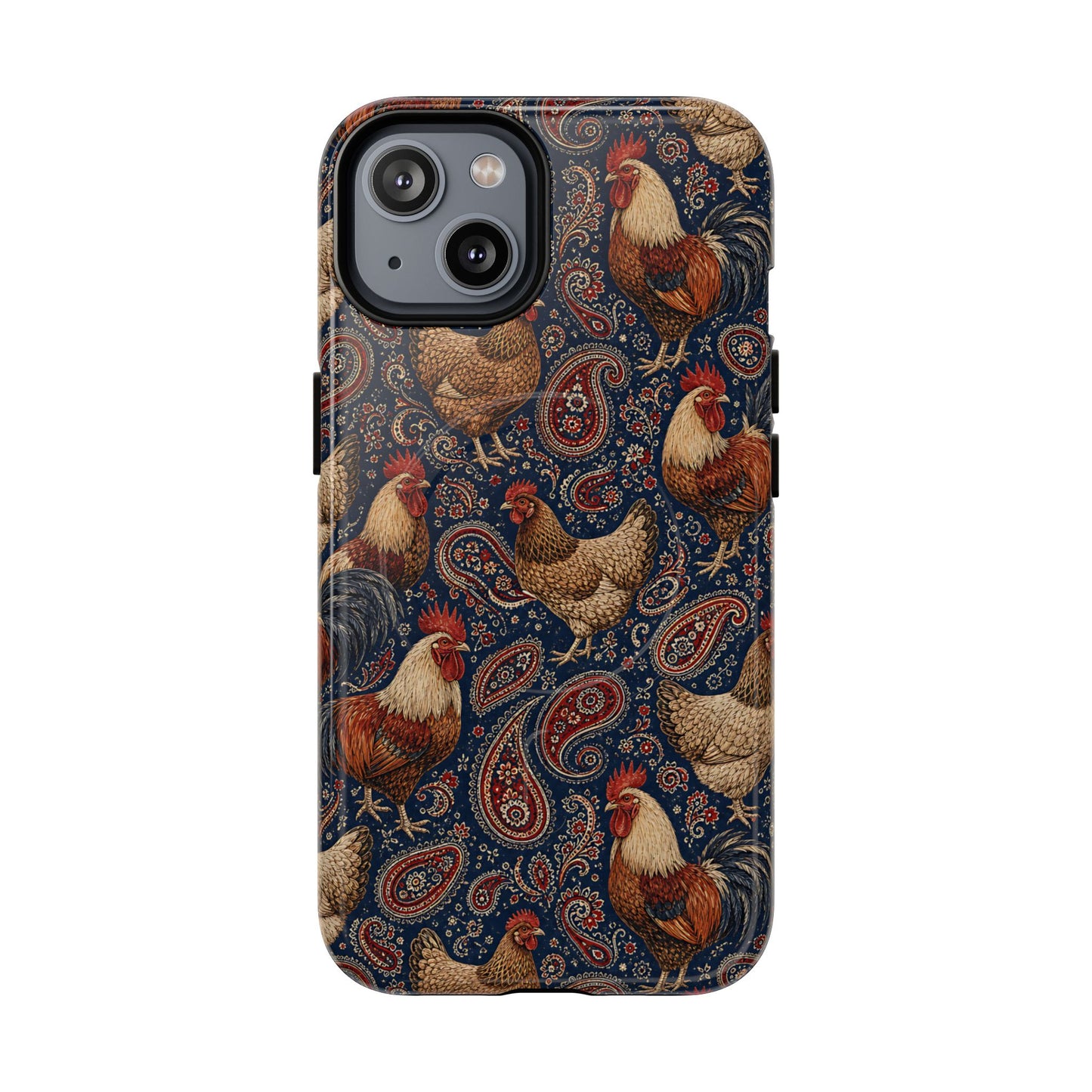 Patriotic Paisley Chickens Magnetic Case