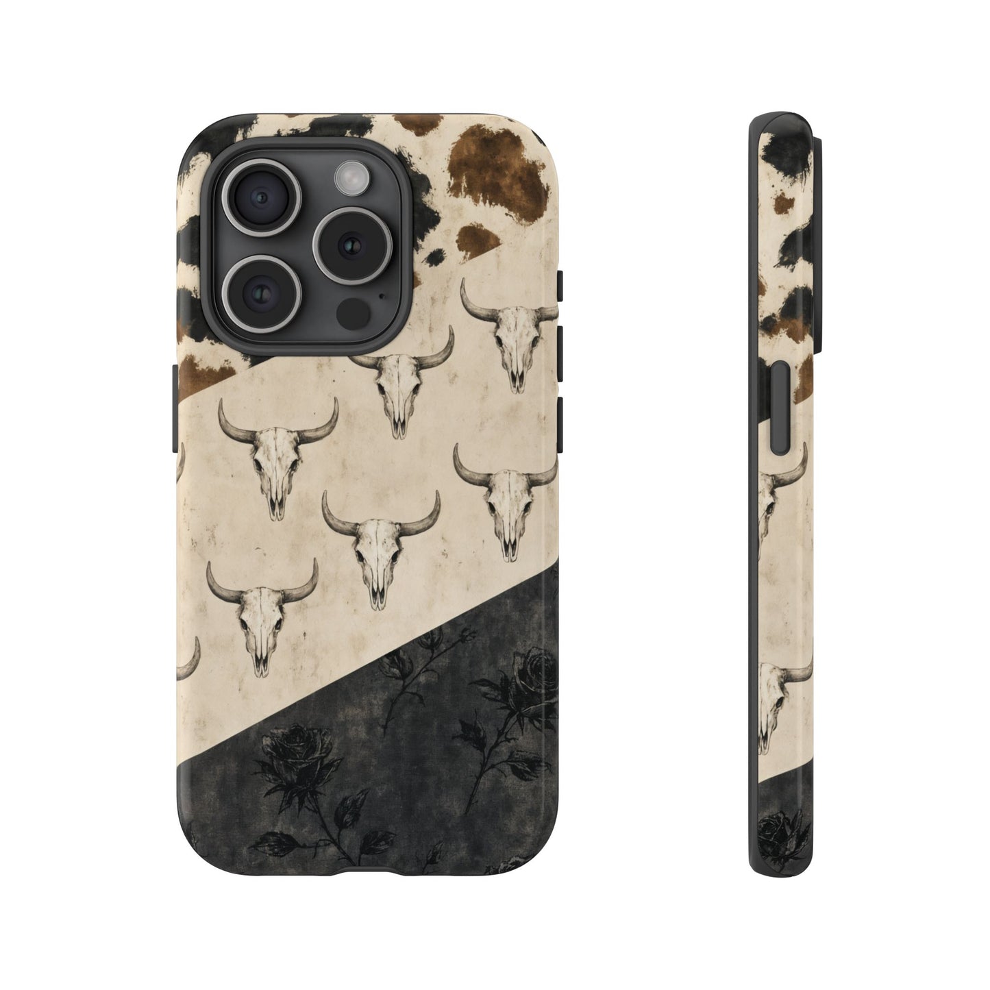 Bull Skull Rose Tough Case
