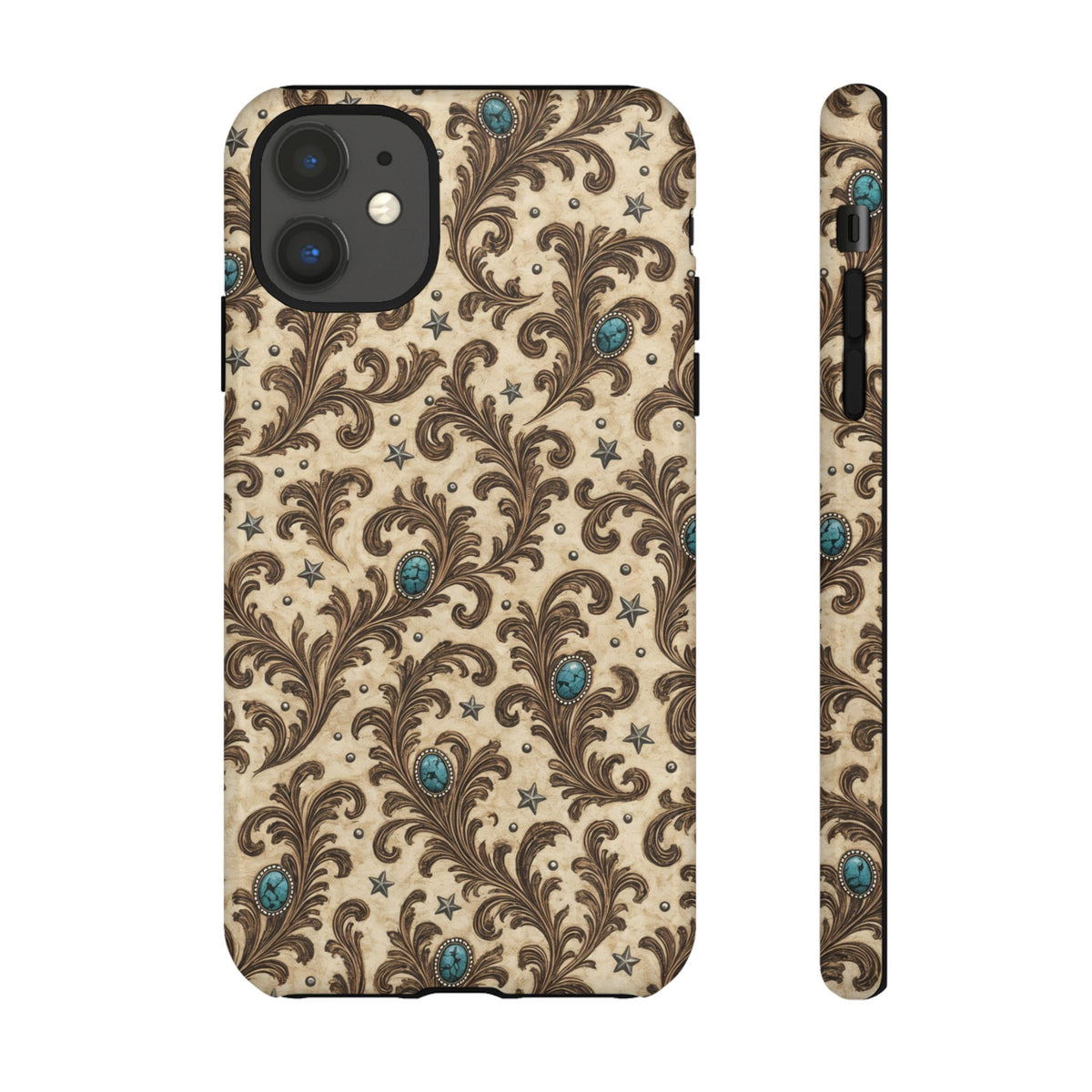Turquoise Plume Tough Case