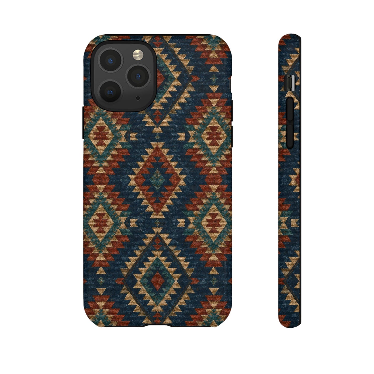 Navy Aztec Tough Case