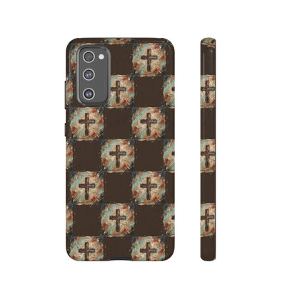 Checker Painted Cross Tough Case