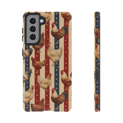 Chickens and Stripes Tough Case