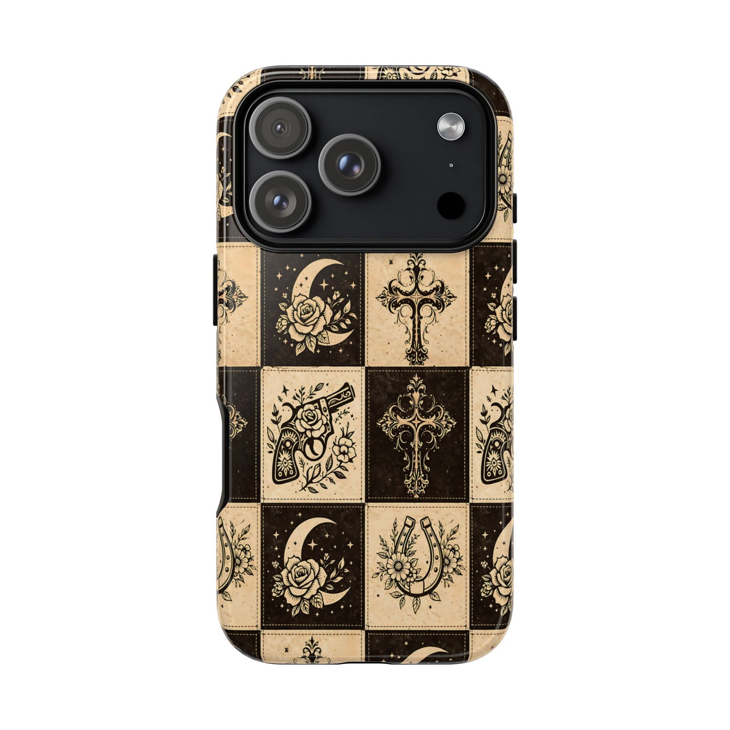 Western Patchwork Icons Tough Case