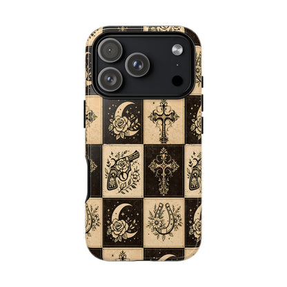 Western Patchwork Icons Tough Case