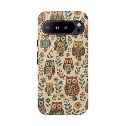 Folk Owls Tough Case