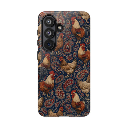 Patriotic Paisley Chickens Tough Case