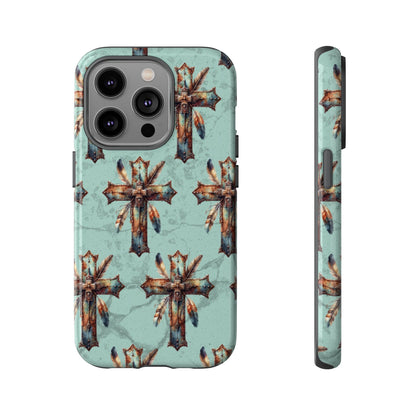 Crosses And Feathers Tough Case