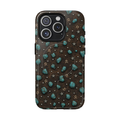 Turquoise Nuggets Magnetic Case