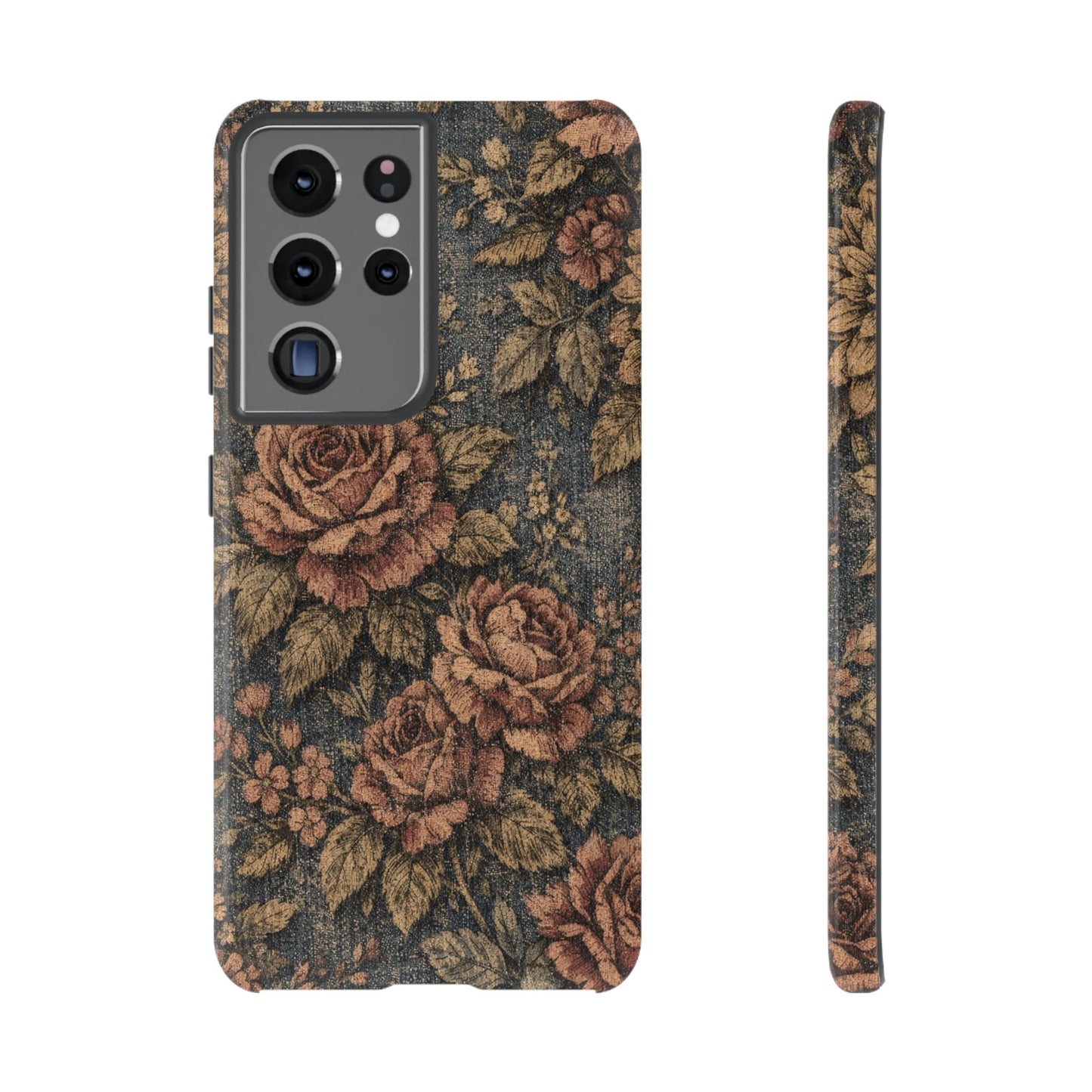 Denim Blooms Tough Case