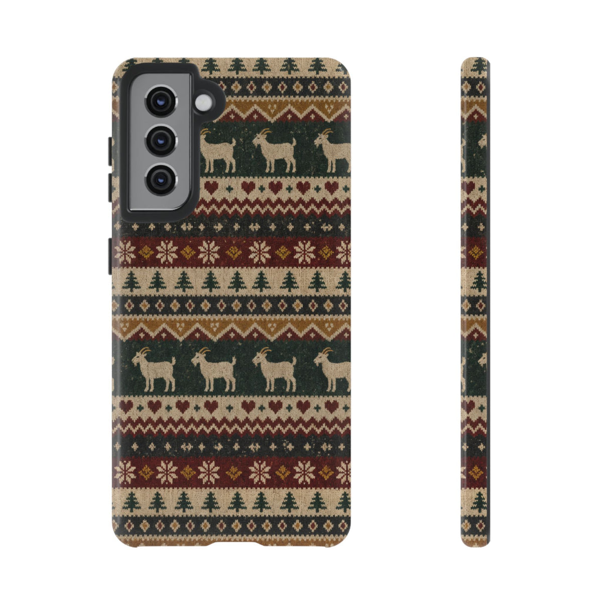 Fair Isle Goats Tough Case