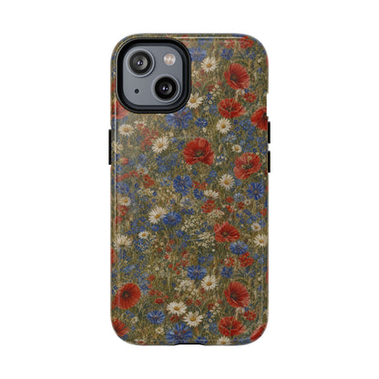 Patriotic Wildflowers Magnetic Case