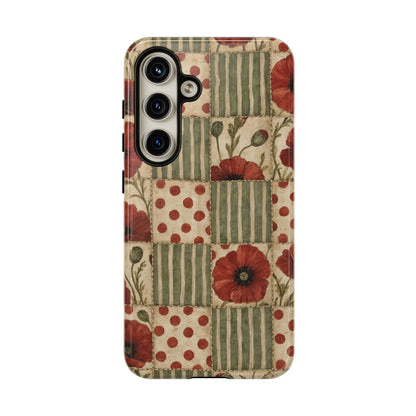 Poppy Patchwork Tough Case