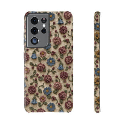 Crochet Flower Garden Tough Case