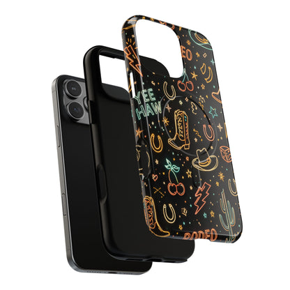 Retro Neon Rodeo Magnetic Case