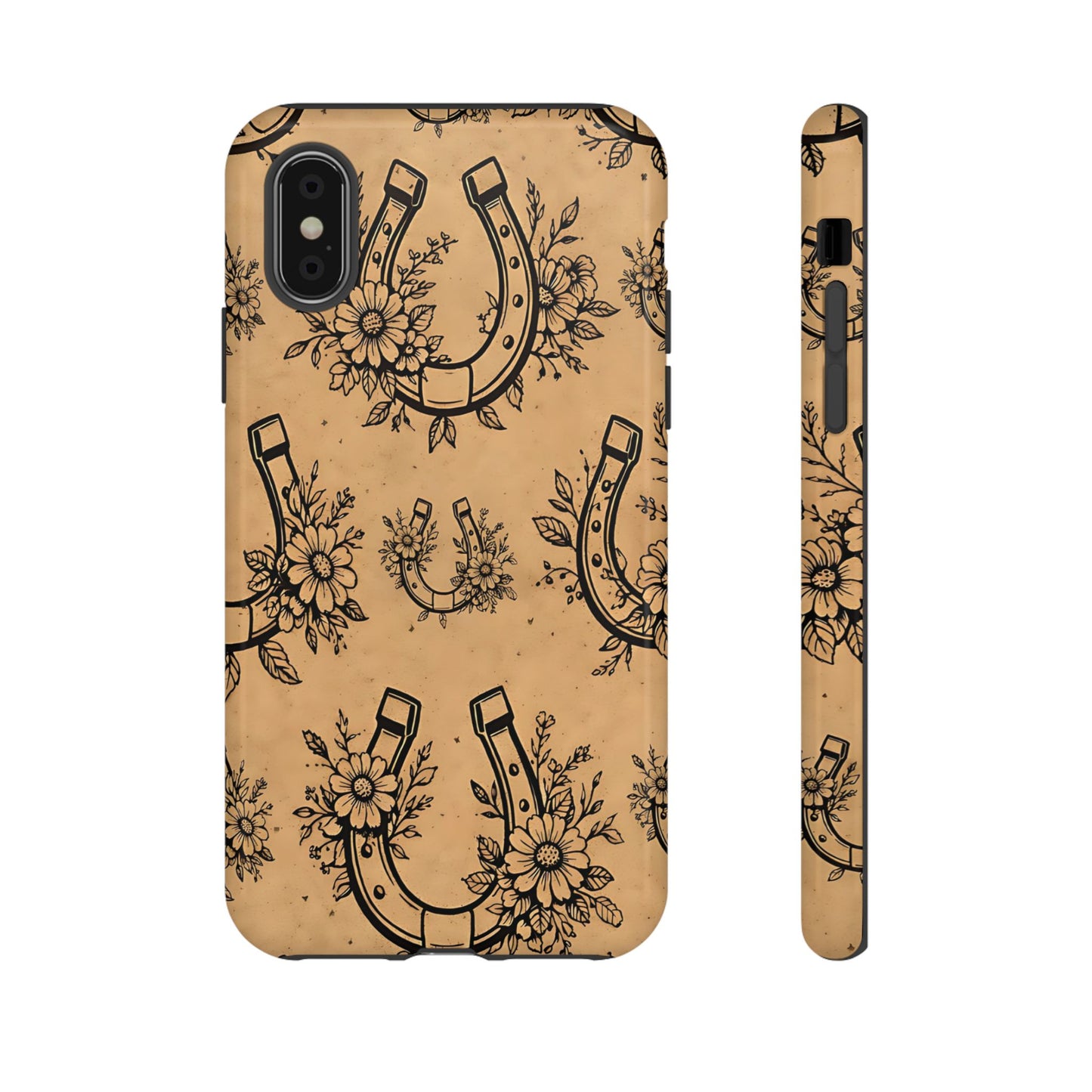 Floral Horseshoes Tough Case