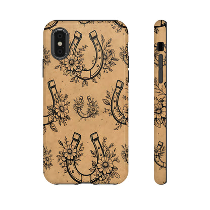 Floral Horseshoes Tough Case