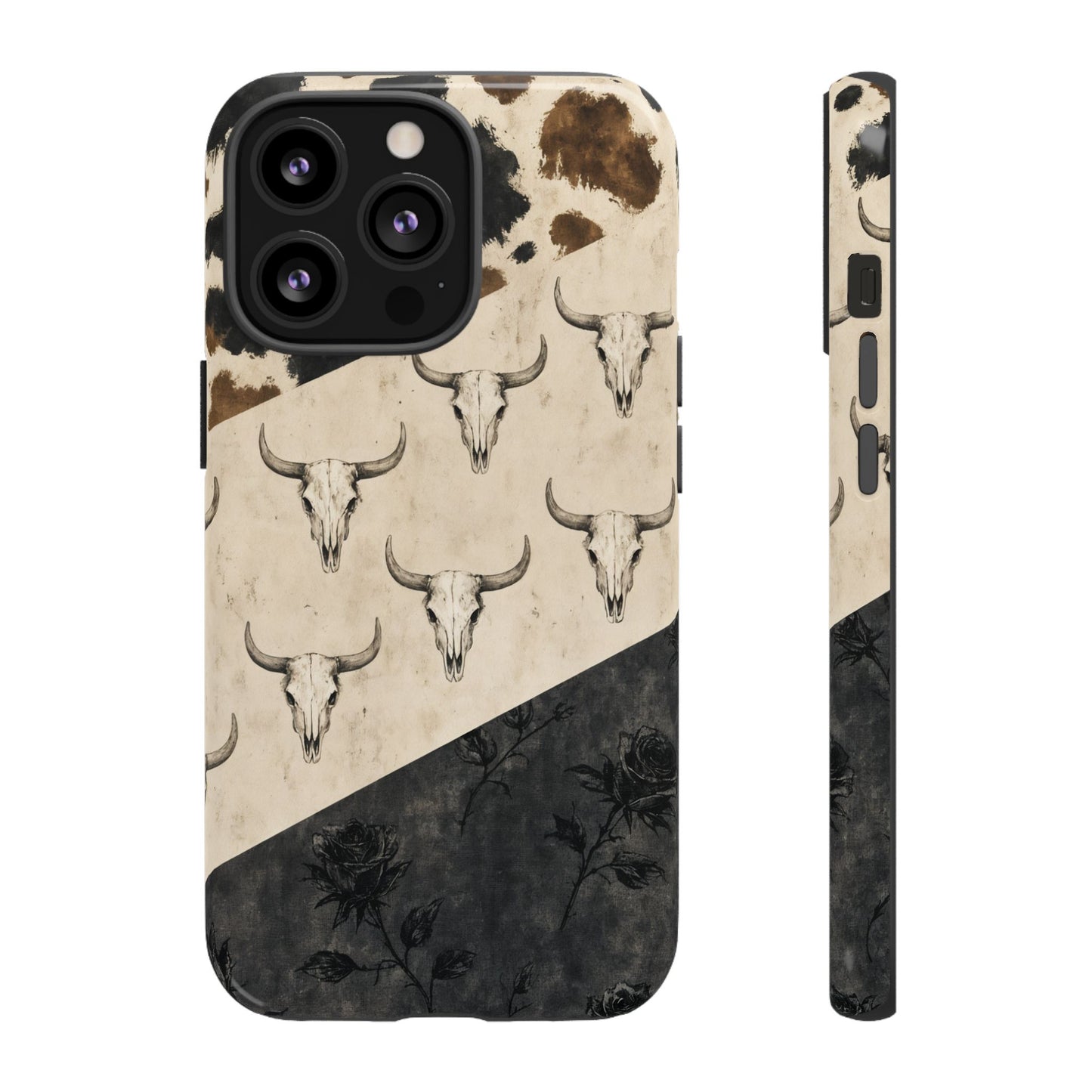 Bull Skull Rose Tough Case