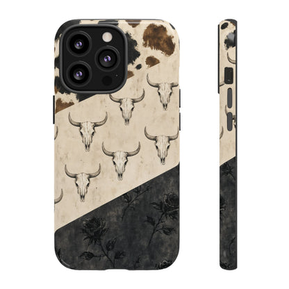 Bull Skull Rose Tough Case