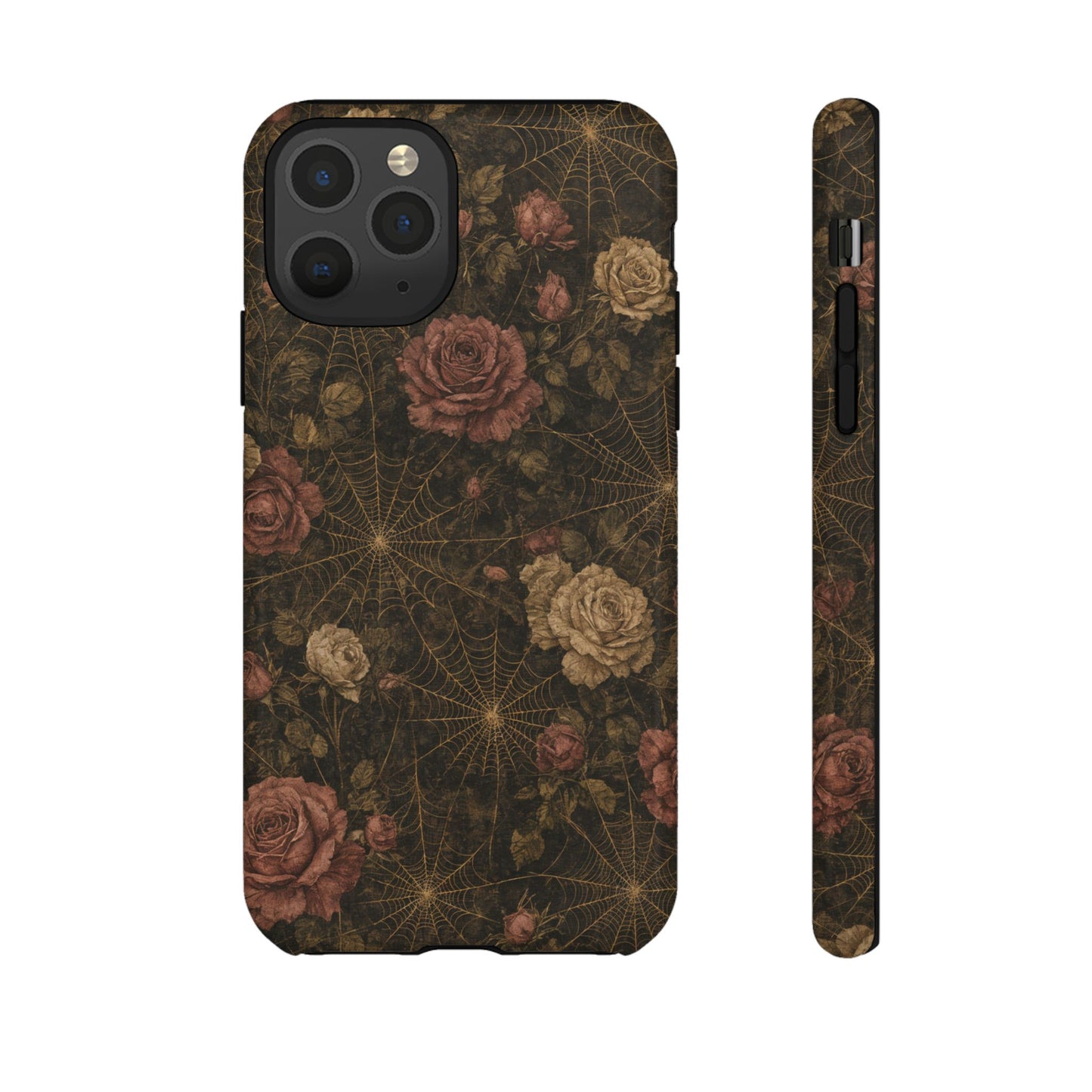 Spiderweb Rose Tough Case